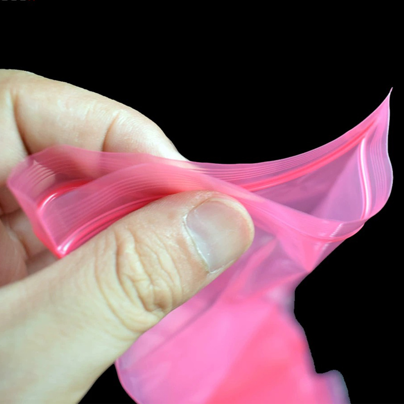 粉色防靜電自封袋