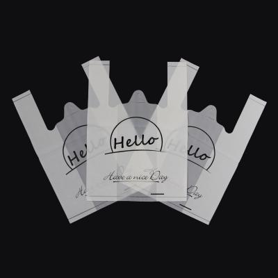 可定制印刷背心購物袋批發塑料背心袋