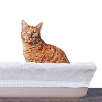 全降解松緊貓砂罩