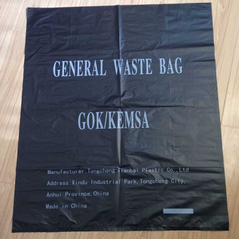 天柏黑色醫療廢物袋生產